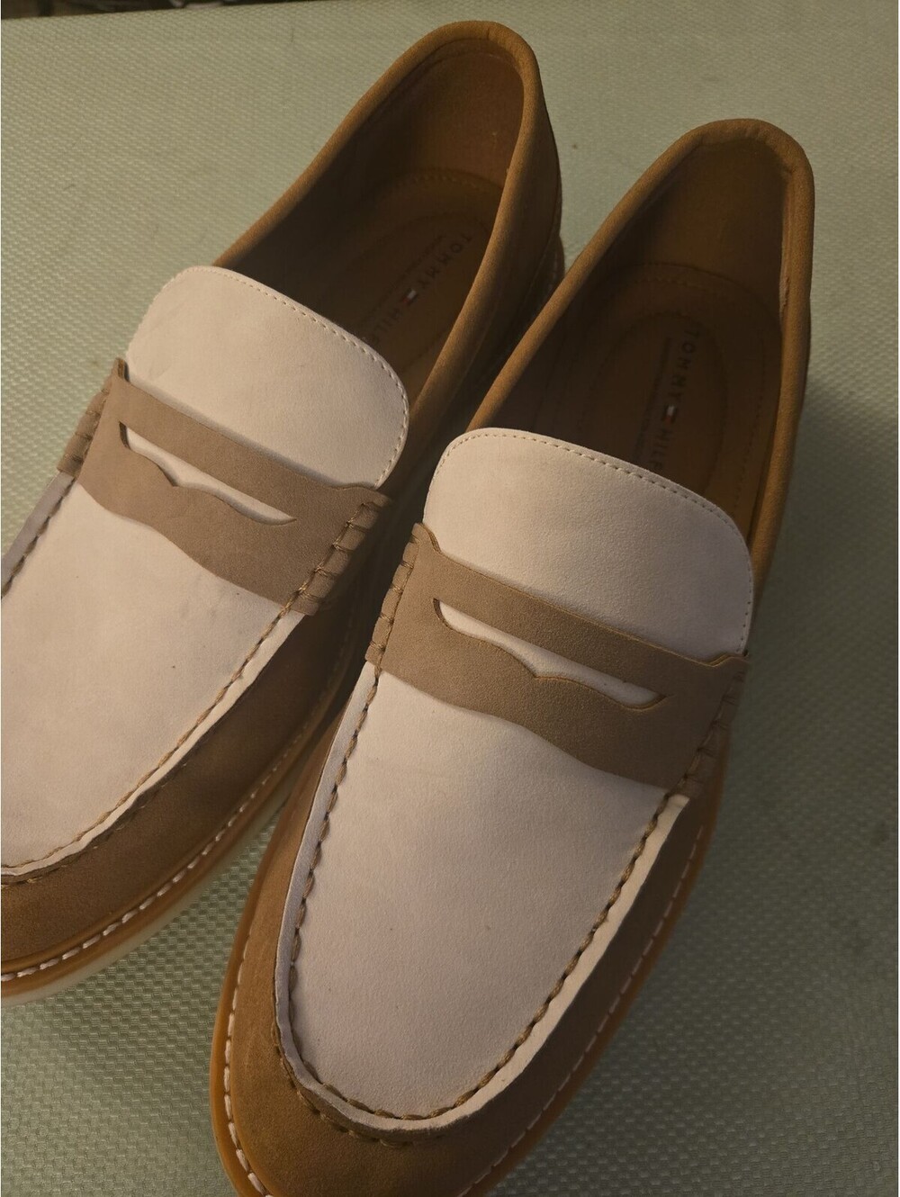Tommy Hilfiger Men's Two-Tone Suede Penny Loafers Size 11M - Picture 7 of 8